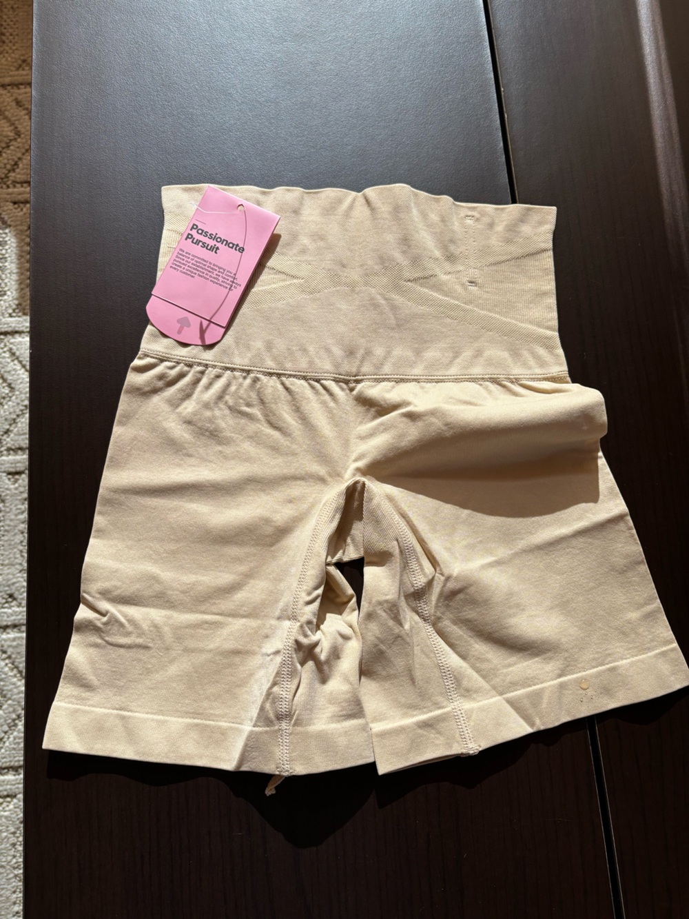 Spanx Seamless High-Waist Shapewear  Shorts in Light Beige